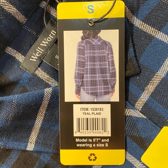 Well Worn Flannel Shirt NWT - Picture 4 of 5